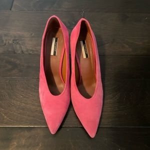 Pink shoes